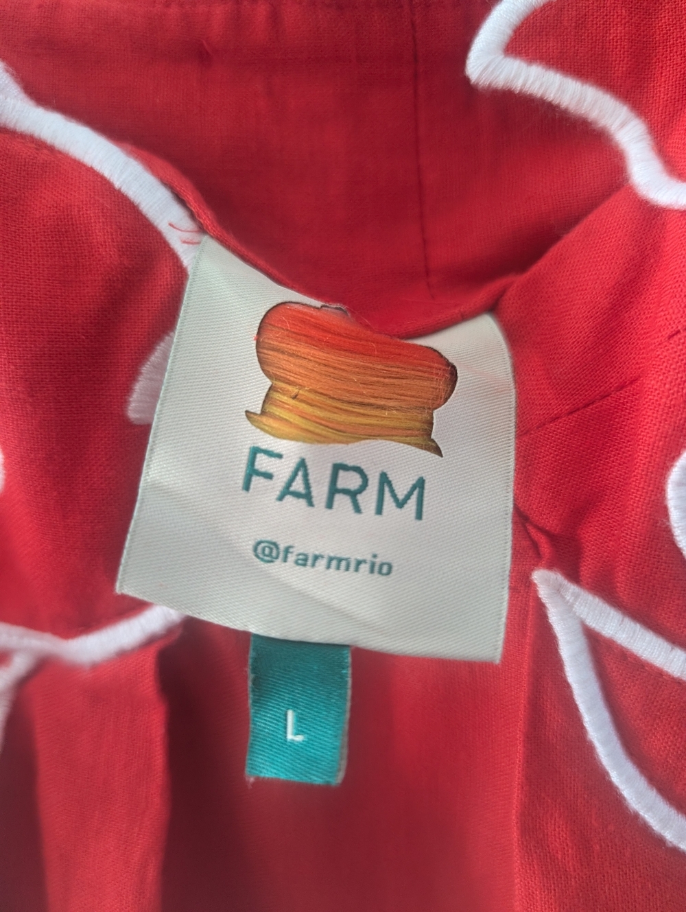 Farm Rio Red Fish Top Maxi Dress - Picture 5 of 7